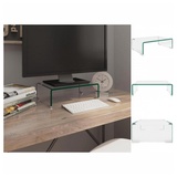 vidaXL TV-Tisch/Bildschirmerhöhung Glas Transparent 40x25x11 cm