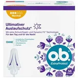 o.b. Tampons ExtraProtect Tag + Nacht, Normal, mit Auslaufschutz, aus Viskose, 56 Stück