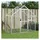 vidaXL Voliere Silbern 179 x 100 x 185 cm Aluminium