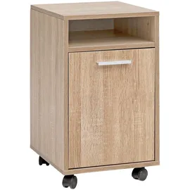Wohnling Mid.you Rollcontainer 33 x 38 x 60 cm Braun