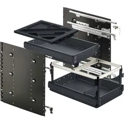 HETTICH Schreibtisch-Container Systema Top 2000 Schnellmontage Set S2 - schwarz