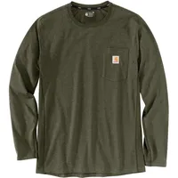 CARHARTT Flex Pocket, Langarmshirt, - Dunkelgrün (G73) - S