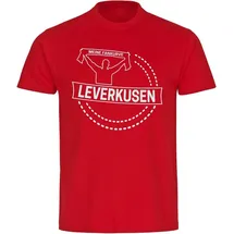 multifanshop T-Shirt Kinder Leverkusen - Meine Fankurve - Boy Girl rot 164