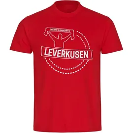 multifanshop T-Shirt Kinder Leverkusen - Meine Fankurve - Boy Girl rot 164