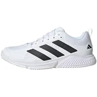 adidas Herren Court Team 2.0 Shoes, Cloud White/Core Black/Cloud White, 49 1/3 EU