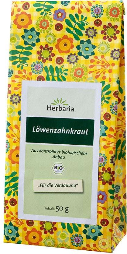 Herbaria Löwenzahnkraut 50g Bio - für die Verdauung / Wohlbefinden