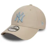 New Era League 9FORTY New York Yankees Cap in Beige, Größe OSFM