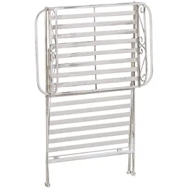 Beliani Beistelltisch Ancud Metall Weiß