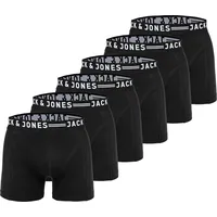 JACK & JONES Jack & Jones, Herren Unterhosen, Boxershort Casual Stretch, Schwarz, XL