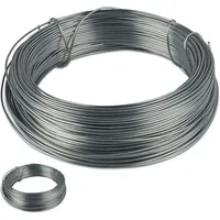 Relaxdays Bindedraht 2er Set 1mm Ø 50m Länge silber