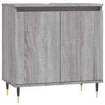 vidaXL Badschrank 58 x 60 x 33 cm Grau