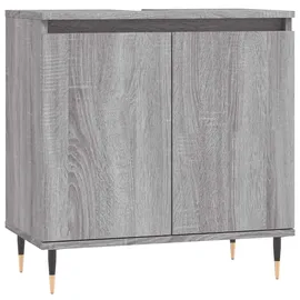 vidaXL Badschrank 58 x 60 x 33 cm Grau