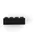 LEGO Bausteine 2x4 100 St schwarz