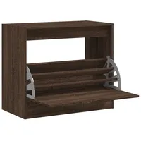 VidaXL Schuhschrank Braun Eichen-Optik 80x42x69 cm Holzwerkstoff