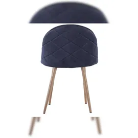 SAM Outillage Esszimmerstuhl Anthrazit Metallbeine eichefarben LILLY