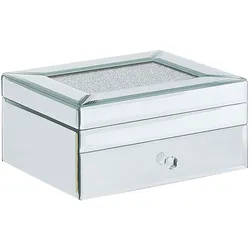 Schmuckkästchen KOFI Glas Silber