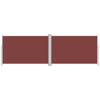 VidaXL Seitenmarkise Ausziehbar Braun 220x600 cm