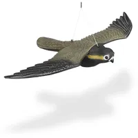 Relaxdays Vogelschreck Falke lebensgroß 1 St.