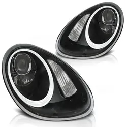 Xenon Scheinwerfer LED Tagfahrlicht Optik für Porsche Boxster 987 Cayman 987c