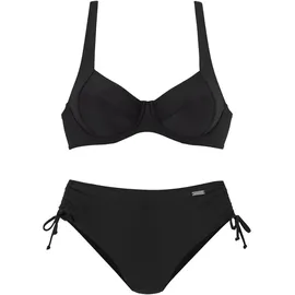 LASCANA Bügel-Bikini Damen Schwarz 38 Cup F