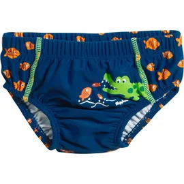 Playshoes Badehose UV-Schutz Windelhose Krokodil blau 74/80