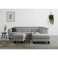 sit&more Stauraumhocker Belluci 58 x 48 x 58 cm Grau