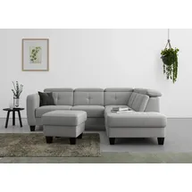 sit&more Stauraumhocker Belluci 58 x 48 x 58 cm Grau