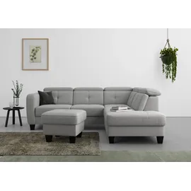 sit&more Stauraumhocker Belluci 58 x 48 x 58 cm Grau