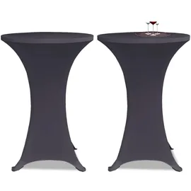 deluke Tischhusse AMAU Anthrazit Ø 80 cm 2er Set