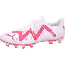 Puma Future Play FG/AG Herren Puma White-Fire Orchid 45