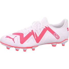 Puma Future Play FG/AG Herren Puma White-Fire Orchid 45