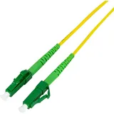Logilink 066111 Singlemode-Glasfaserkabel OS2 LC/APC LC/APC 9/125 10 m Gelb