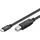 goobay USB-C auf USB-B 1 m Schwarz