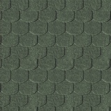 KARIBU Dachschindeln Biberschwanz dunkelgrün,