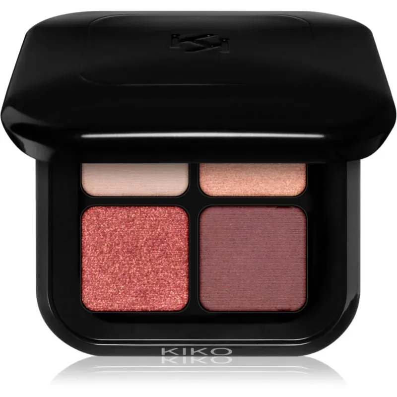 KIKO Milano New Bright Quartet Lidschattenpalette Farbton 03 Burgundy Variations 3.5 g