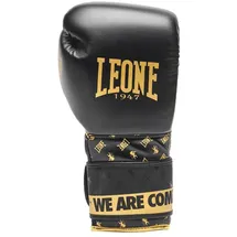Leone1947 Dna Leder Künstliche Boxhandschuhe - Black - 16 oz