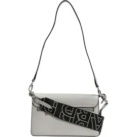 Picard Superstar Schultertasche Leder Grau/Weiß