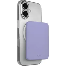 PURO Ultradünne MagSafe-kompatible USB-C Powerbank – Lila