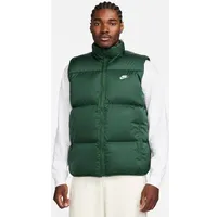 Nike Herren Weste M NK CLUB PUFFER VEST, FIR/WHITE, M