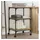 vidaXL Druckerständer Artisan-Eiche 50 x 41 x 75 cm Holzwerkstoff, Anpassbare Büroeinheit, kompakter Druckerständer, mobiles Arbeitsplatzregal, praktische Aufbewahrung, Urban Style