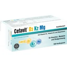 Cefak Cefavit D3 K2 Mg 7.000 I.E. Hartkapseln 100 St.