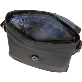 Bugatti Corso DeLuxe Umhängetasche Leder 21 cm schwarz