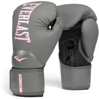 EVERLAST Elite 2 Boxing Gloves (Grey/Pink, 12oz)