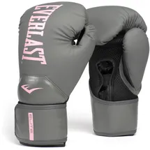 EVERLAST Elite 2 Boxing Gloves (Grey/Pink, 12oz)