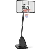 sportnow Basketballständer Schwarz 107 x 70 cm