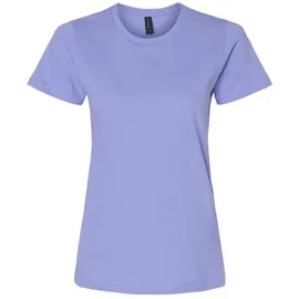 Gildan Softstyle Midweight Damen T-Shirt Rosa XL