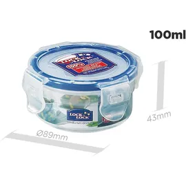 Lock & Lock Frischhaltedose rund transparent 8,9 x 4,3 cm 0,1 l