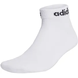 adidas Socken 6er Pack-Linear Cushioned Ankle, weiß 43/45