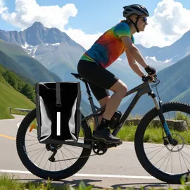 Wiltec Gepäckträgertasche 16 l schwarz