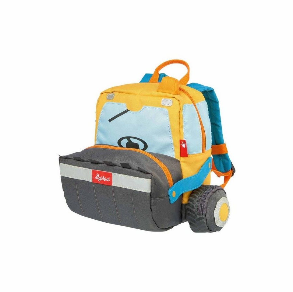 Produktbild Sigikid Kinderrucksack Radlader Rucksack 22 x 26 x 12 cm (1 Rucksack, 1-tlg) bunt
